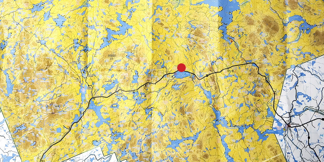 algonquin park map location